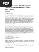 Download Private Bank Credit Risk Management Policy With Bangladesh Bank by galib8323 SN37394268 doc pdf