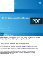 Unix Basics & Shell Scripting