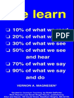 We Learn Poster
