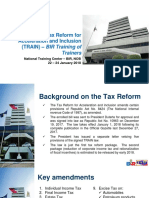 RA 10963: Tax Reform For Acceleration and Inclusion (Train) - BIR Training of