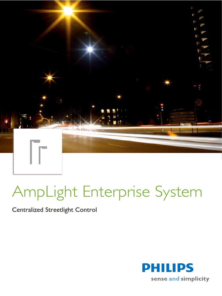 AmpLight Solution Brochure | PDF | Street Light | Server (Computing)
