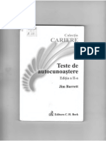 Teste de Autocunoastere Ed. II-A Jim Barrett