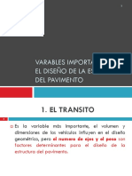 Varables Importantes en El Diseño de La Estructura