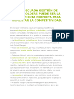 LA ADECUADA GESTIÓN DE STAKEHOLDERS PUEDE SER LA HERRAMIENTA PERFECTA PARA AUMENTAR LA COMPETITIVIDAD.doc