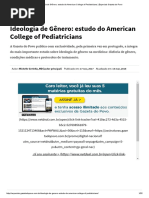 Ideologia de Gênero Estudo Do American College of Pediatricians Especiais Gazeta Do Povo