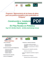 Capacitacion en Biodigestores VMME GIZ UNIQUE TUHH PDF