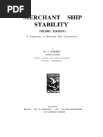 Merchant Ship Stability