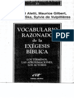 Alleti Gilbert Ska y de Vulpillieres Vocabulario Razonado de La Exegesis Biblica PDF