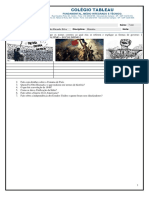 Modelo Trabalho 2018 - 1 Trabalho Mensal - 1 Bimestre - 3 Ano