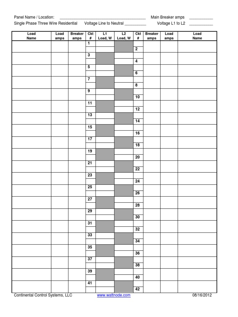 single-phase-panel-layout-form-pdf-equipment-force