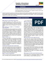 Exporter Guidelines For Mozambique (New) PDF