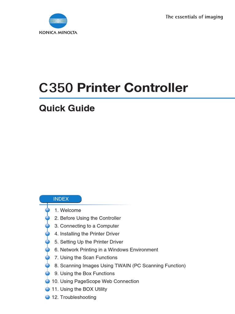 Printer Controller Quick Guide Microsoft Windows Windows 2000