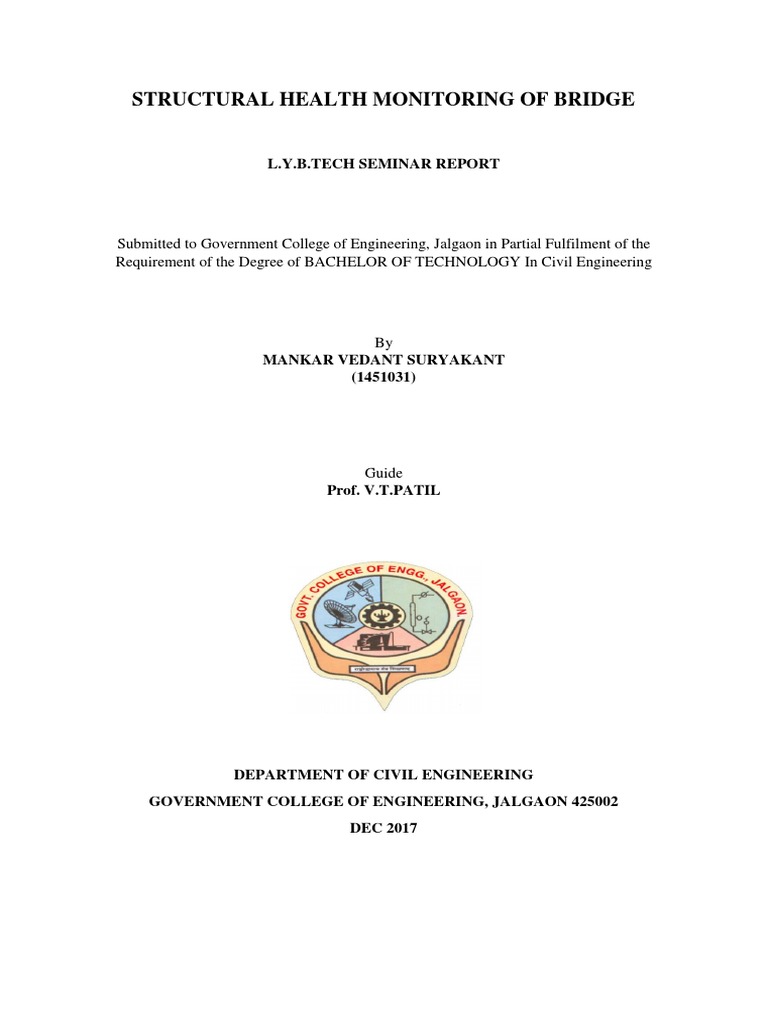 Structural Health Monitoring of Bridges | PDF