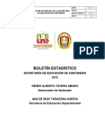 Boletin Estadistico 2015