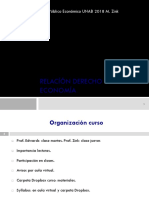 Derecho y Economía. AED.