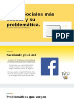 Redes Sociales Más Usadas y Su Problemática.