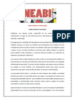 Carta Aberta À População - Neabi Contra o Racismo