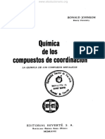 Química de Los Compuestos de Coordinación - Fred Basolo, Ronald Johnson PDF
