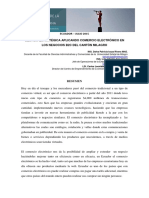 Ecuador - Julio 2015 Gestión Estratégica Aplicando Comercio Electrónico en Los Negocios B2C Del Cantón Milagro