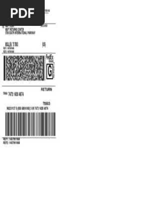 Shipping Label