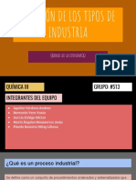 División de Los Tipos de Industria