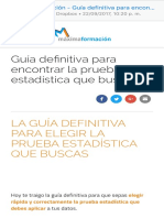 Máxima Formación - Guía Definitiva para Encontrar La Prueba Estadística Que Buscas