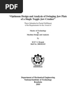 Download Deepak Project on Jaw Crusher by 9777907190 SN37399105 doc pdf