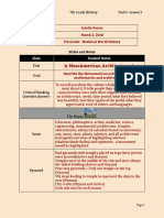 Arielle Percer - Lecture Notes Unit 5 Lesson 5 - 7th Grade - Mesoamerica Nicoll