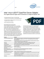 1000 PT Quad Port Server Adapter Brief