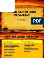 Desain Dan Struktur Organisasi