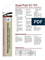 Superplast NC 705: Usage Instructions