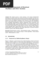 Design Fundamentals of Electrical Machines and Drive Systems
