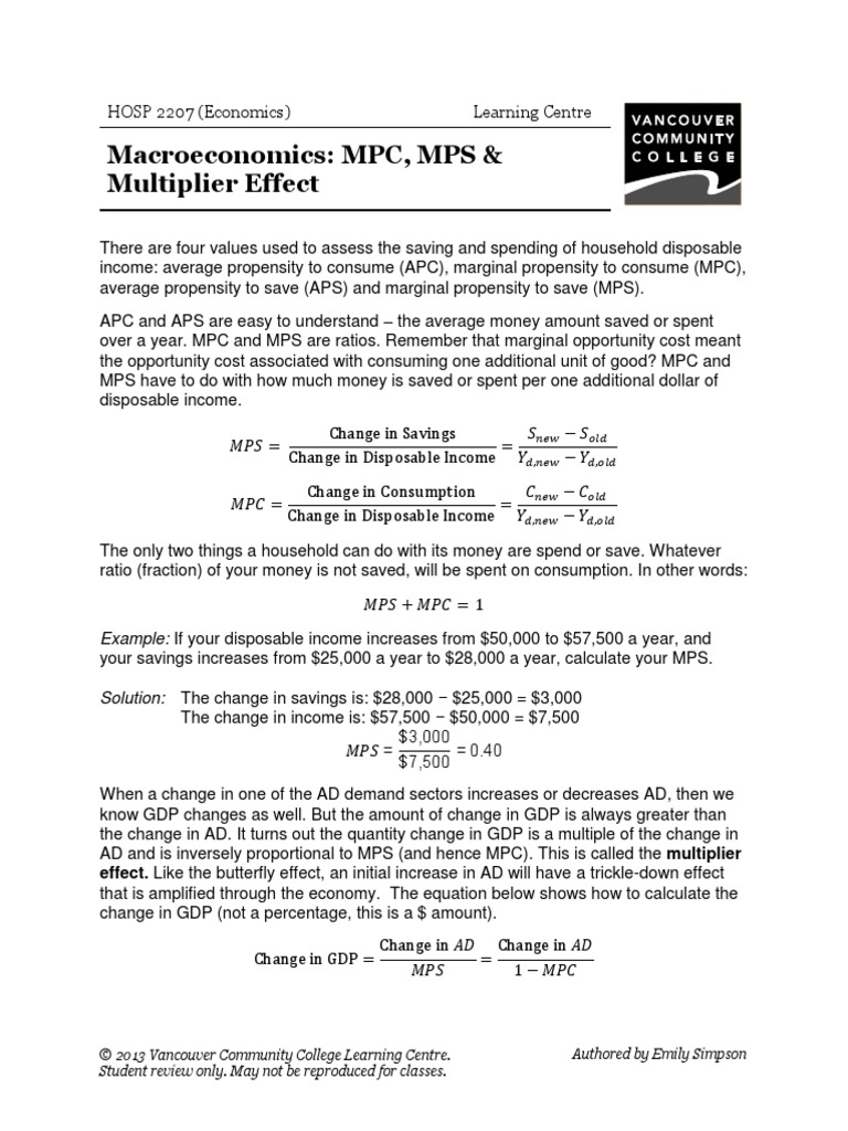Multiplier Practice PDF | PDF | Fiscal Multiplier | Macroeconomics
