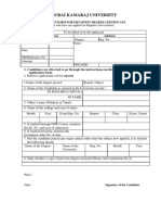 Madurai Kamaraj University: Fee Remittance Particulars Address