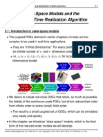 State-Space Models and The Discrete-Time Realization Algorithm