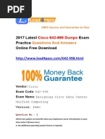 Lead4pass Latest Cisco 642-998 Dumps PDF Files