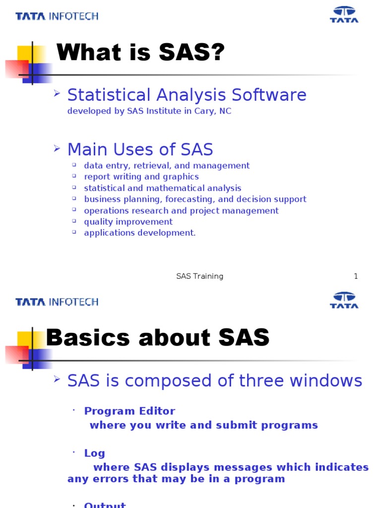 Sas | PDF