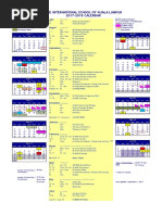 2017-2018 ISKL Calendar