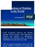 Contributions of Muslims To The World