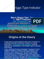 MyersBriggs Type Indicator