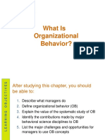 What Is Organizational Behavior?