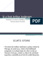 Și A Fost Arthur Andersen...