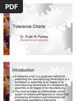 Tolerance Charts: Dr. Pulak M. Pandey