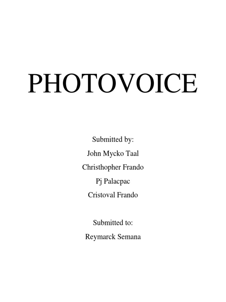 Photo Voice PDF
