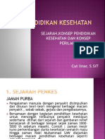 1 Sejarah Konsep Pendidikan Kesehatan Dan Konsep Perilaku Kesehatan