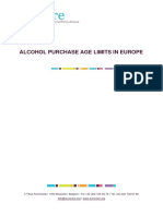 Alcohol Purchase Age Limits in Europe (2014)