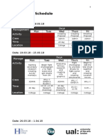 Production Schedule FMP