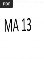 Caderno Ma 13 Solucoes Das Listas Pdf