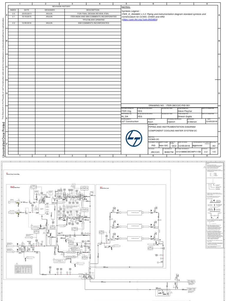 ITER Piping and Instrumentation Diagram | PDF | Computing And ...