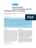 Comparacion Histololgica Netre Peeling Quimico y PDF